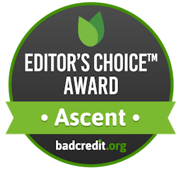 Editors choice award from badcredit.org